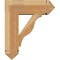 Ekena Millwork Funston Arts and Crafts Rough Sawn Bracket w/ Offset Brace, Western Red Cedar, 8"W x 22"D x 26"H BKT0806X22X26FST03RWR - alternate 3